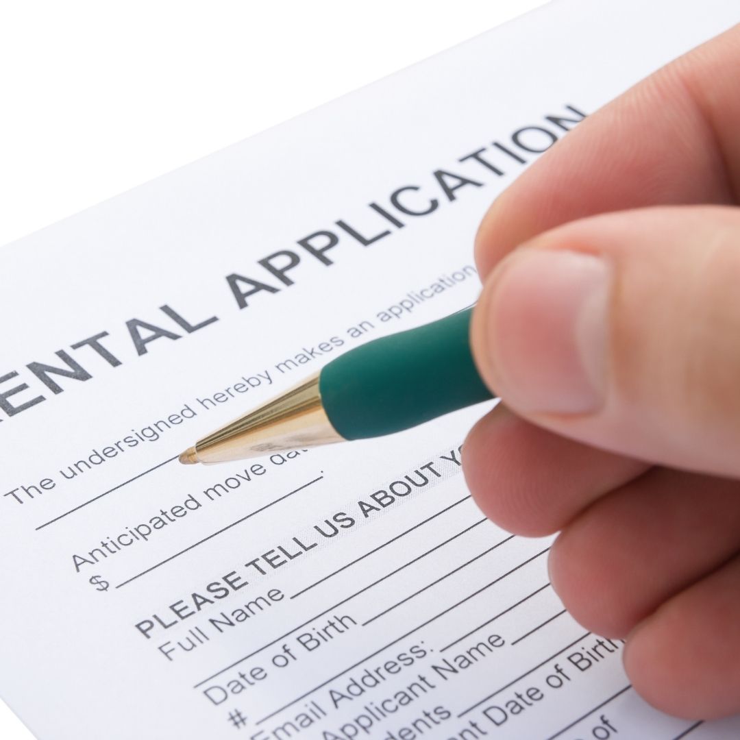 An apartment rental application.
