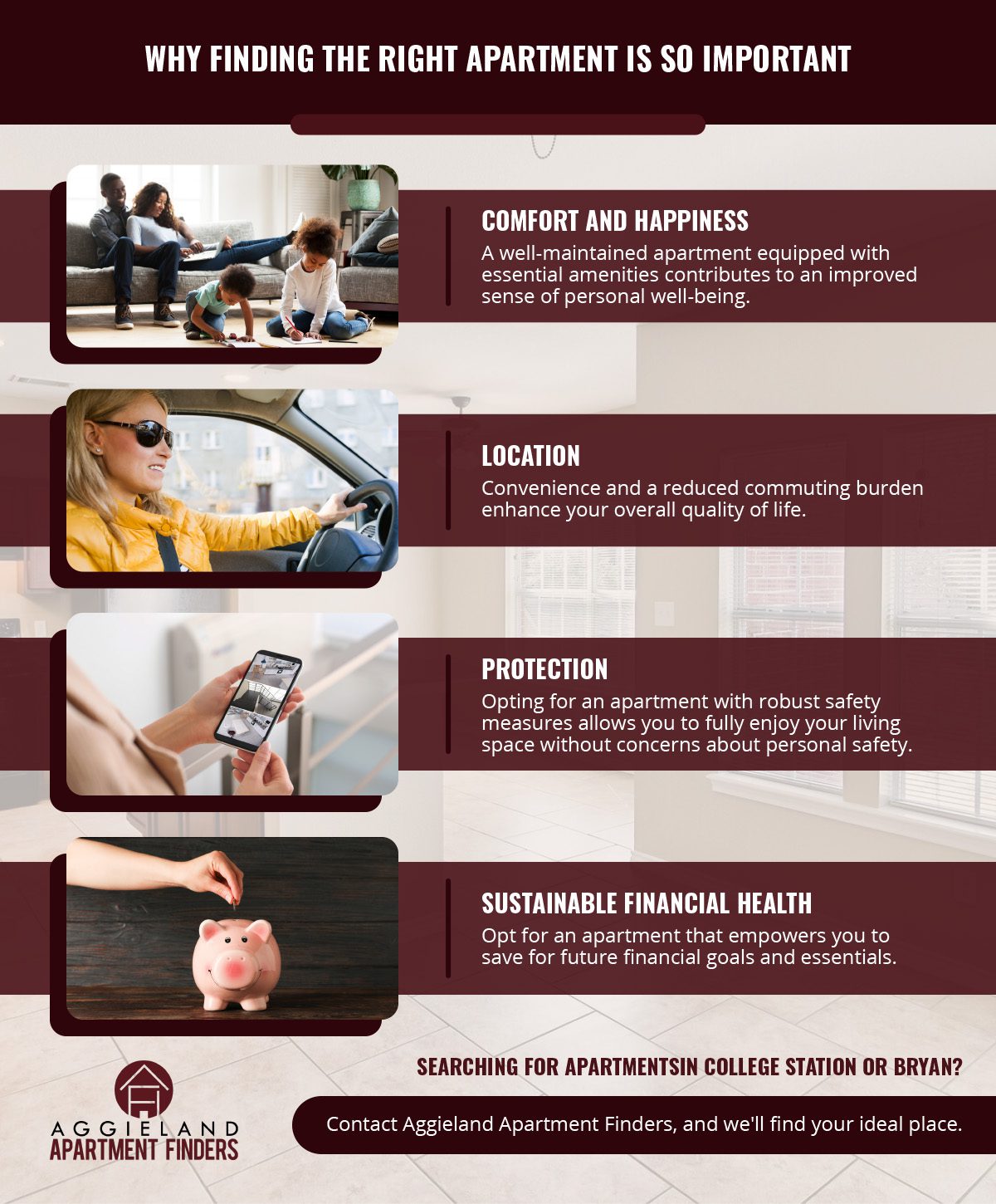 Why Finding the Right Apartment Is So Important Infographic