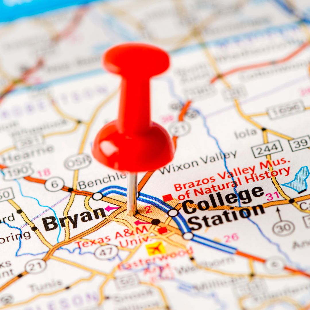 M27335 DIYvPro2 map of College Station and Bryan