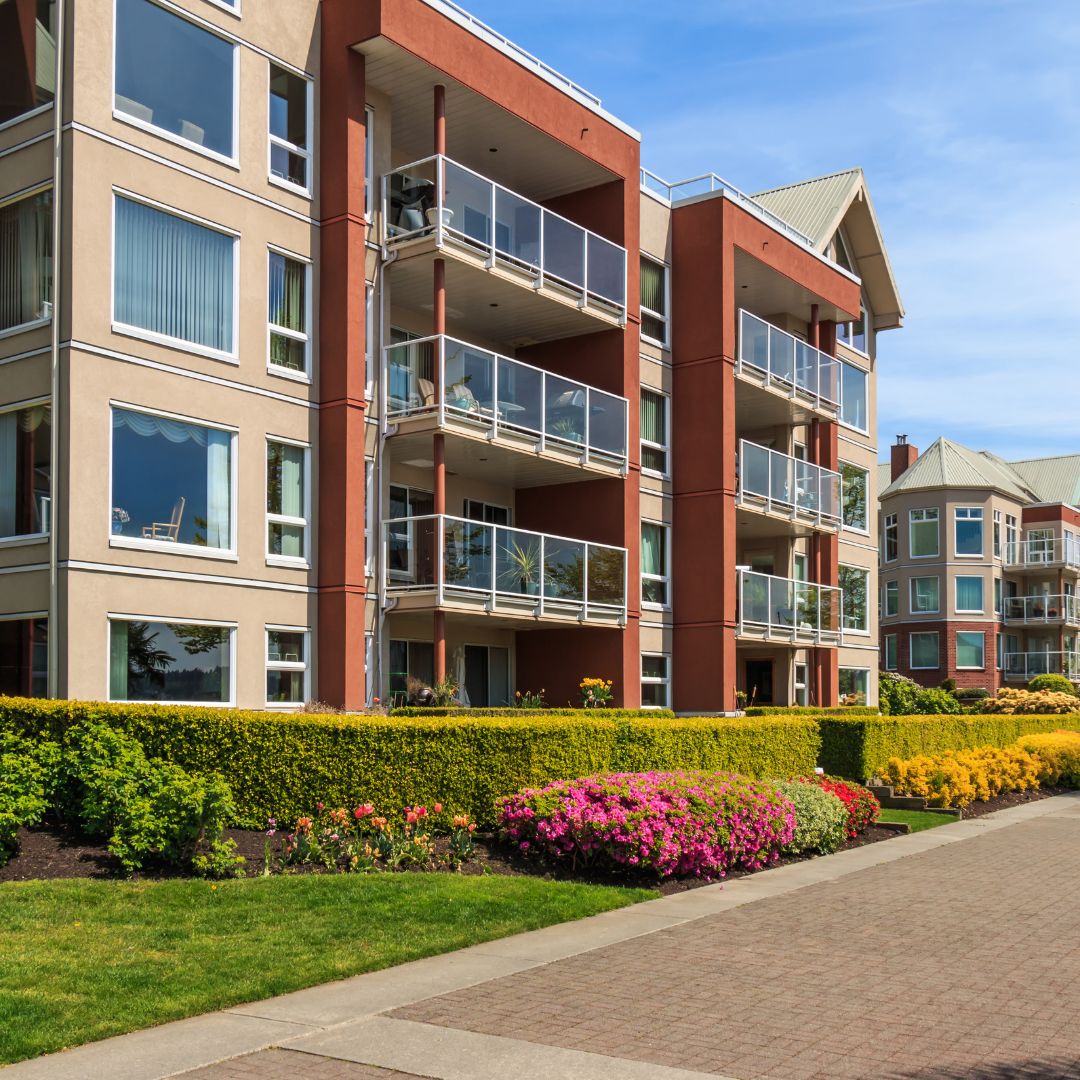 Apartment complex.