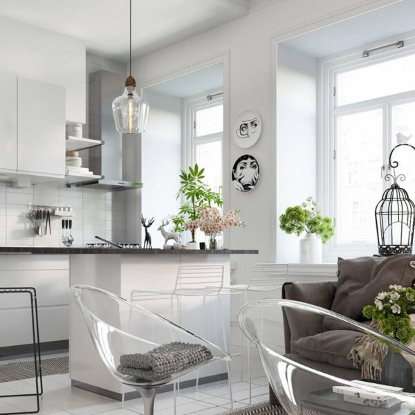 bright white apartment
