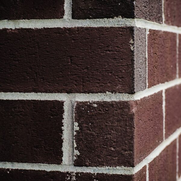 Corner of brick wall