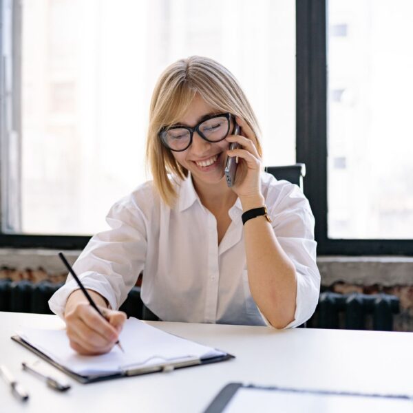 woman on the phone