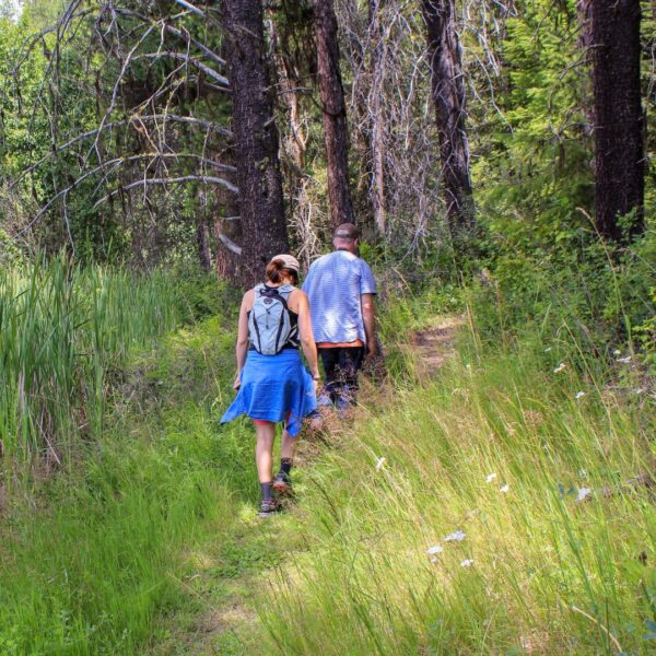 people hiking