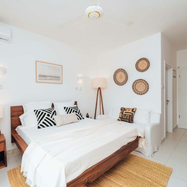 bright studio apartment