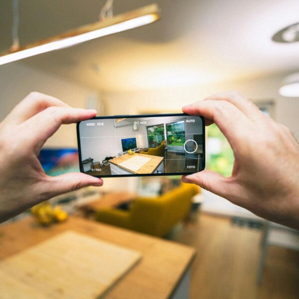 taking photos of apartment