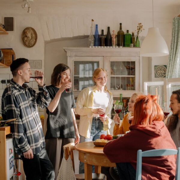 friends sharing an apartment